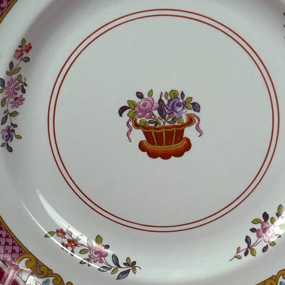 rare fine stone salad plate. Spode UK Y5351 Lord Calvert - Picture 5 of 5